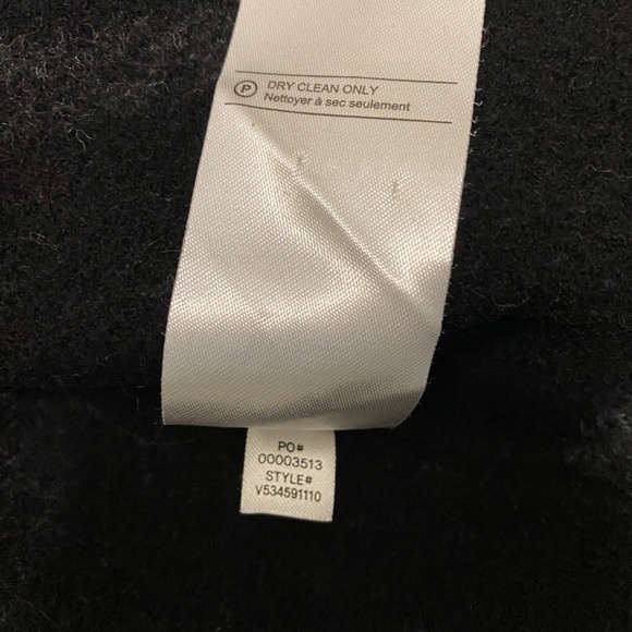 Vince Striped Wool Blend Blanket Coat Size XS - Picture 9 of 10